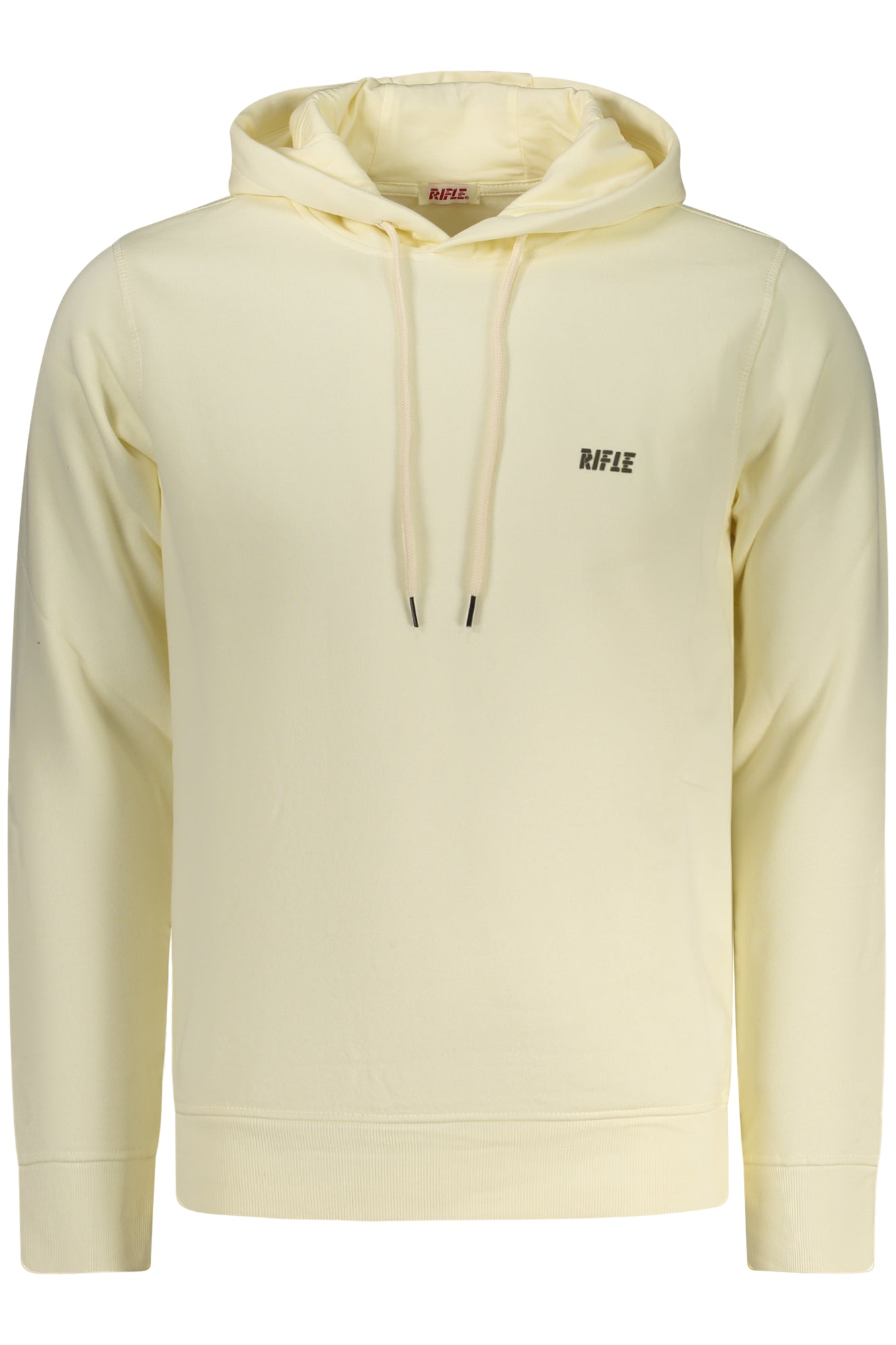 RIFLE Sweatshirt Herren mit Reißverschluss – Weißer Kapuzenpullover für Herbst/Winter Weiß