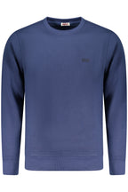RIFLE Herren-Sweatshirt mit Reißverschluss, blau