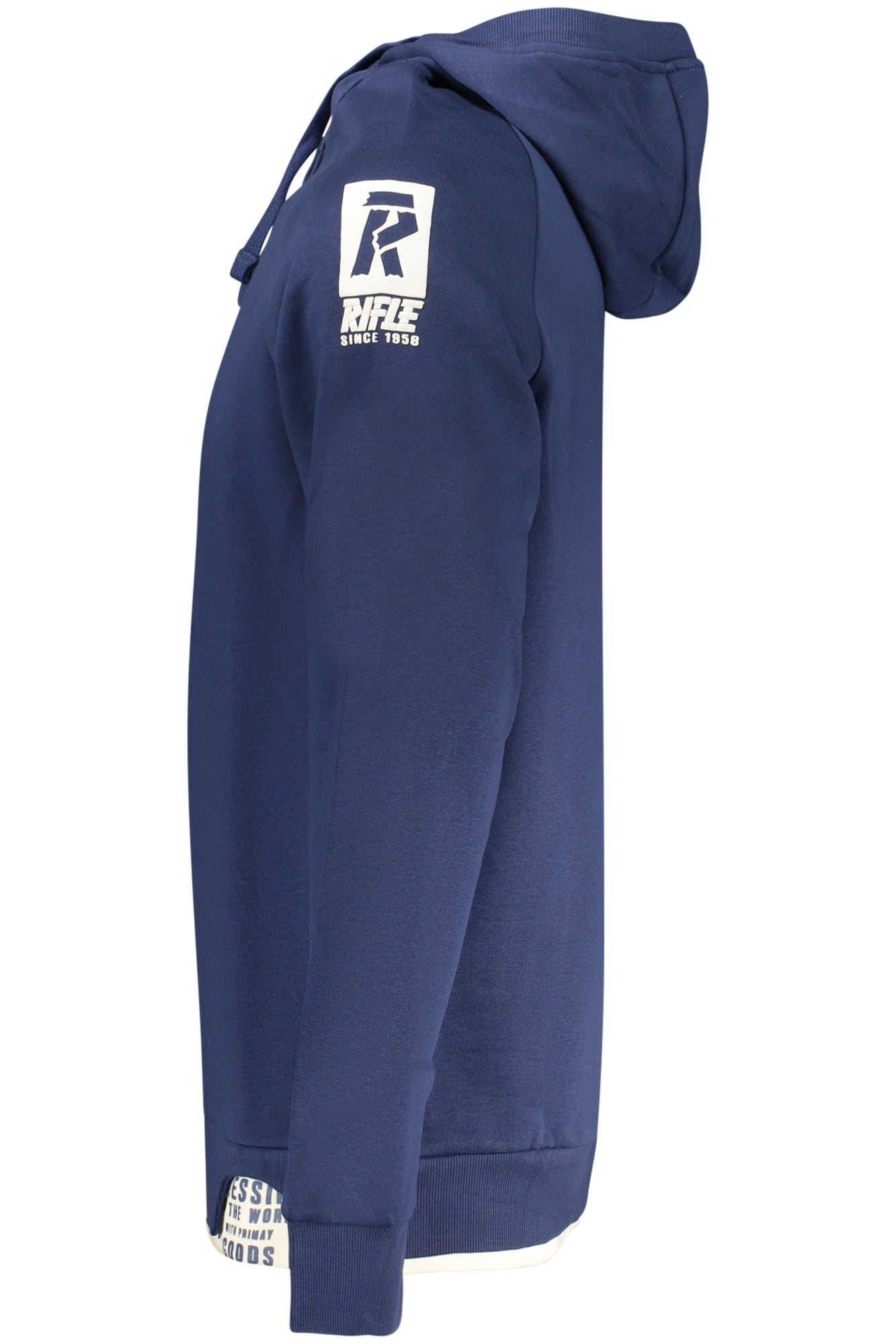 RIFLE Herren-Sweatshirt mit Reißverschluss, blau