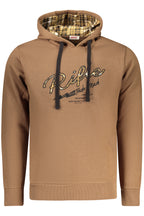 RIFLE Herren-Sweatshirt mit Reißverschluss, braun