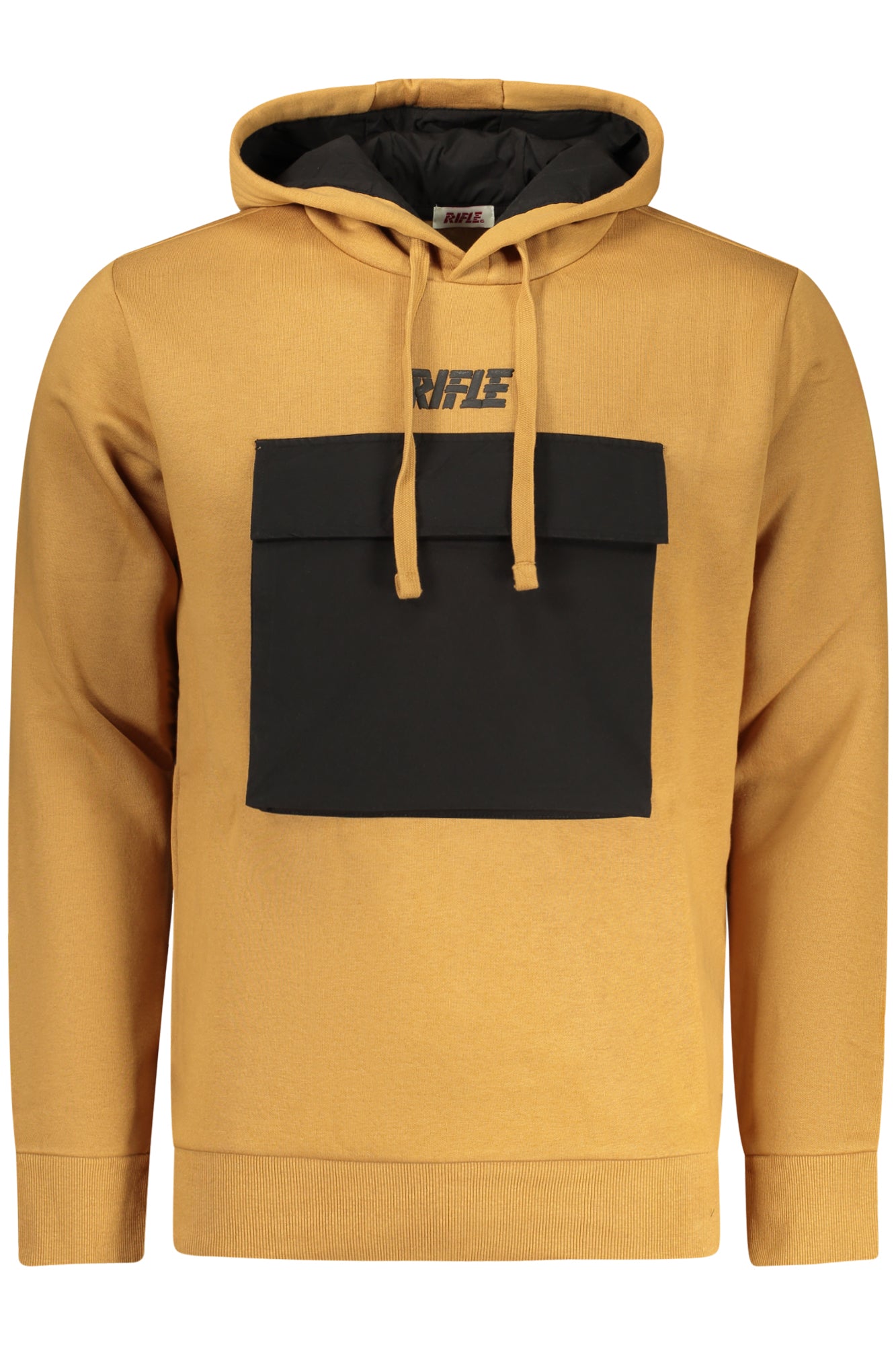 RIFLE Herren-Sweatshirt mit Reißverschluss, braun Hauptbild
