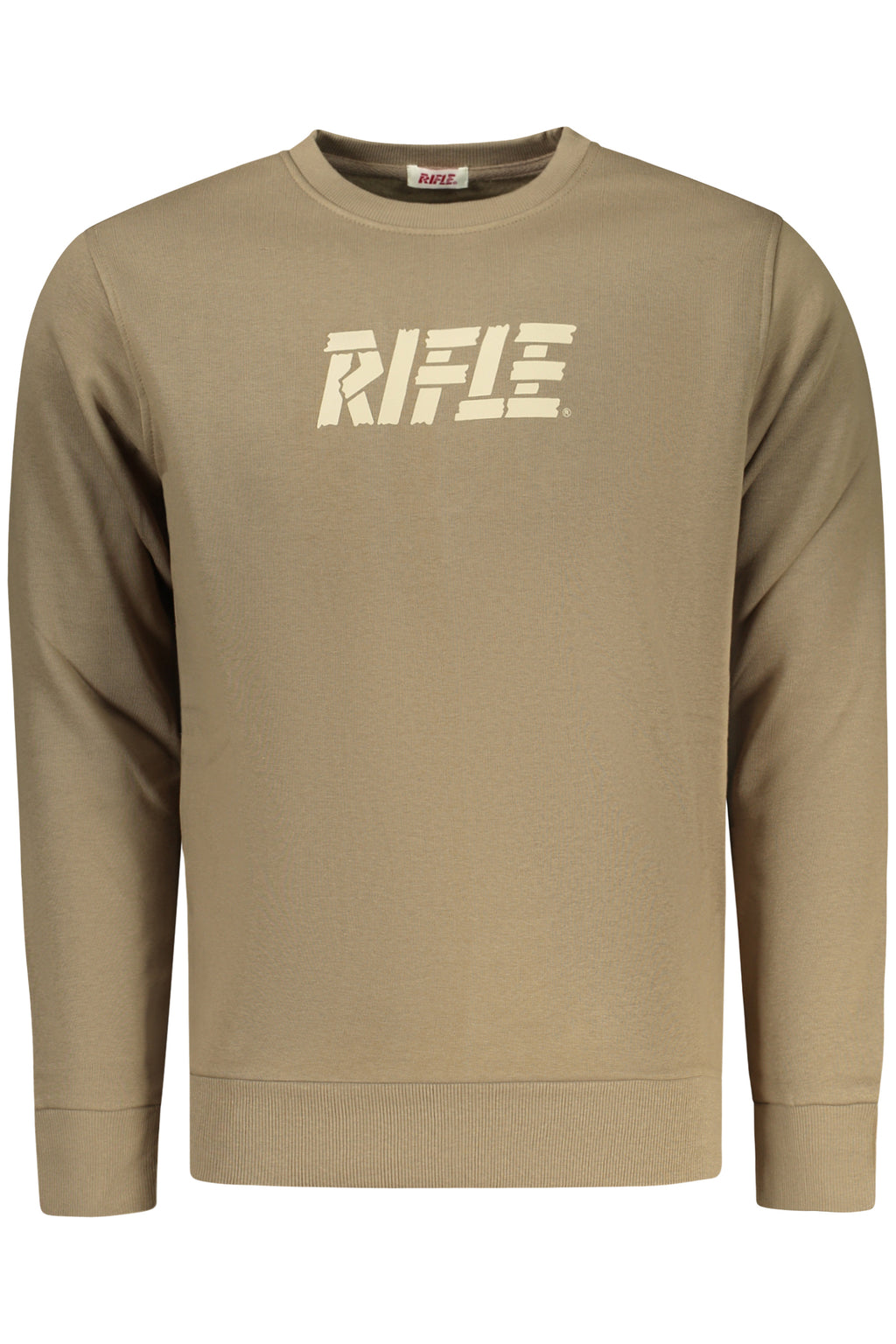 RIFLE Herren-Sweatshirt mit Reißverschluss, braun