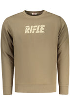 RIFLE Herren-Sweatshirt mit Reißverschluss, braun
