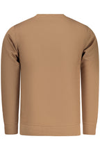 RIFLE Herren-Sweatshirt mit Reißverschluss, braun