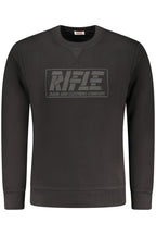 RIFLE HERREN SCHWARZES SWEATSHIRT MIT REISSVERSCHLUSS