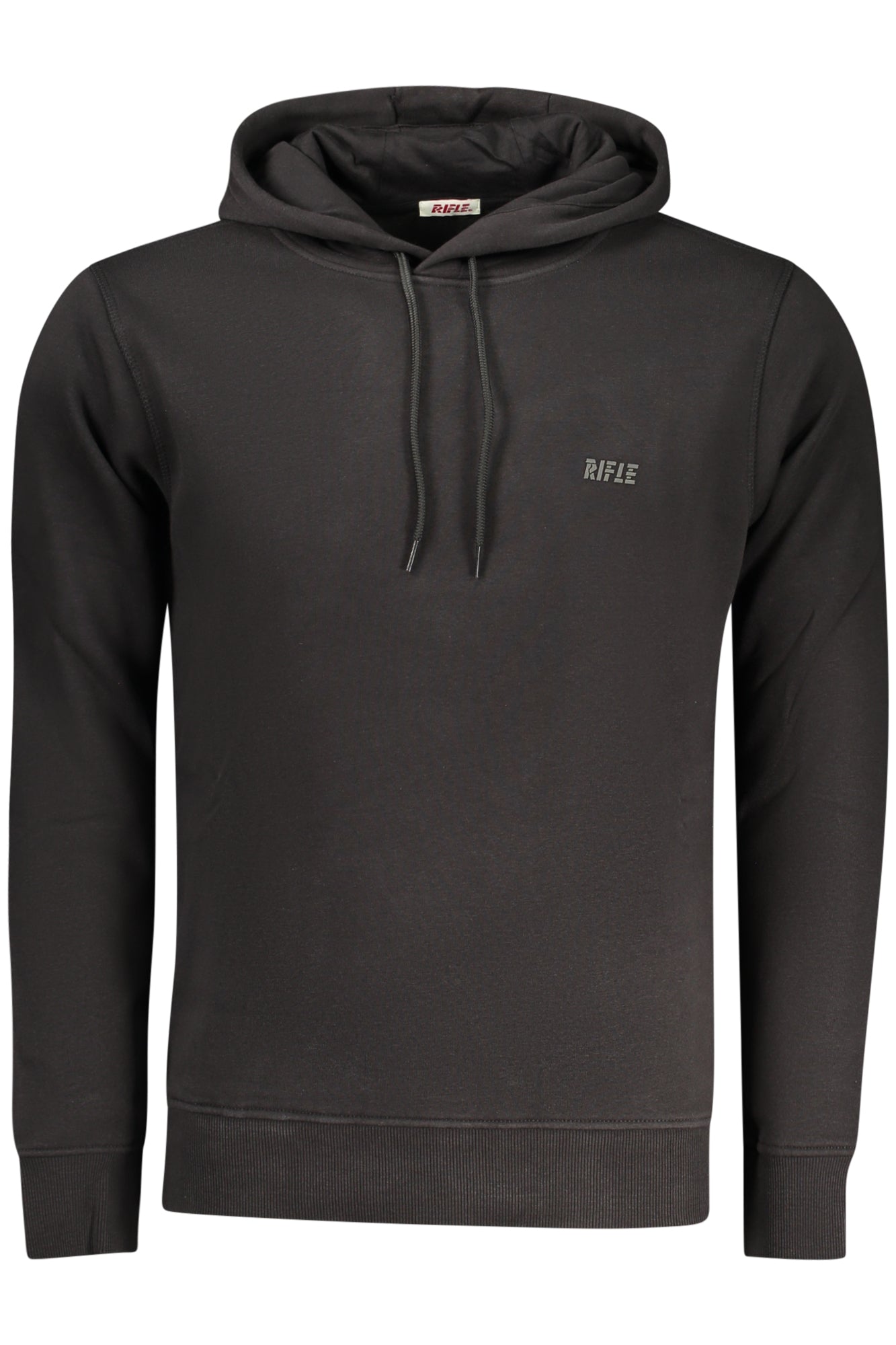 RIFLE HERREN SCHWARZES SWEATSHIRT MIT REISSVERSCHLUSS