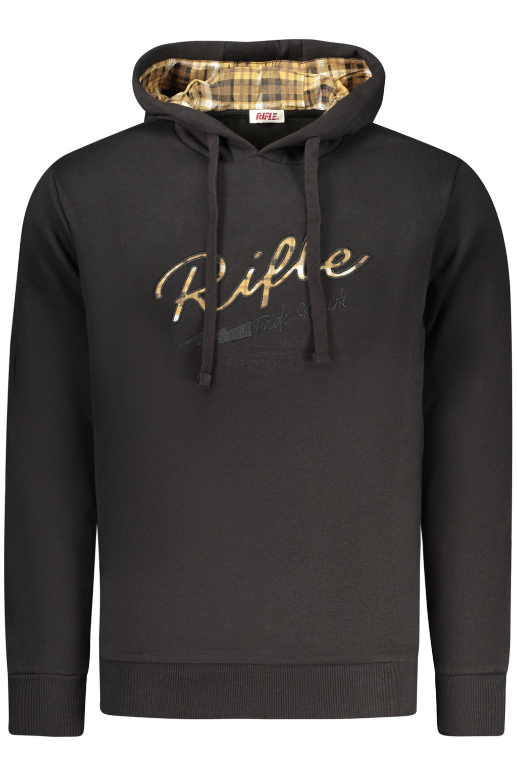 RIFLE HERREN SCHWARZES REISSVERSCHLUSS-SWEATSHIRT
