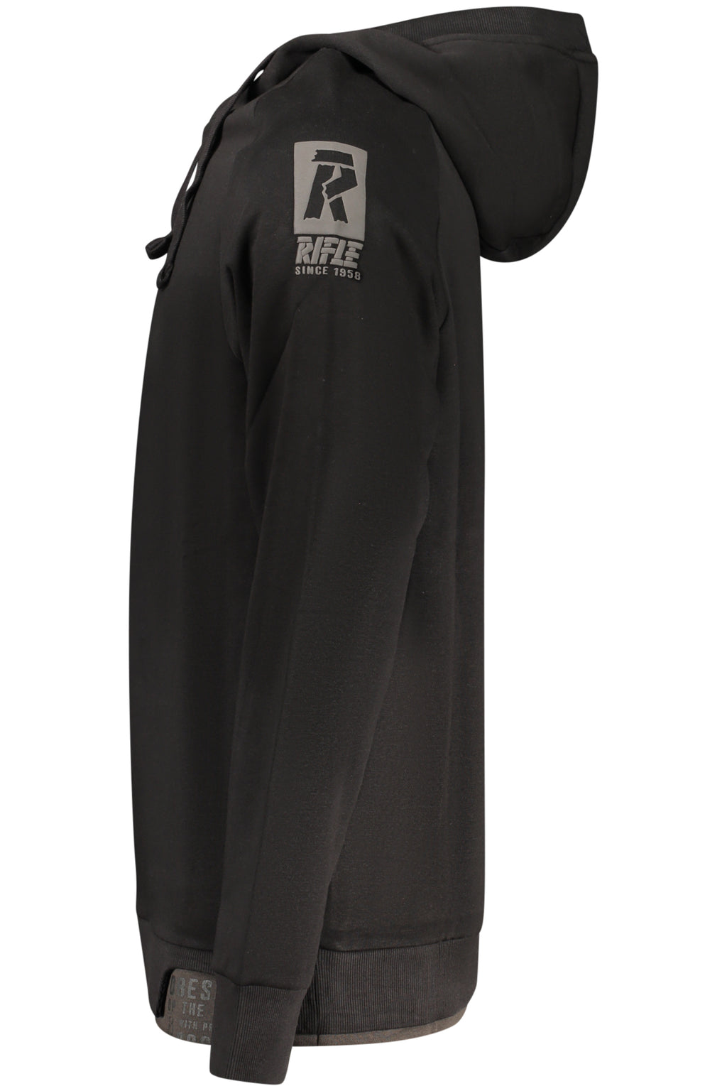RIFLE HERREN SCHWARZES REISSVERSCHLUSS-SWEATSHIRT