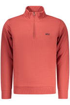 RIFLE RED Herren-Sweatshirt mit Reißverschluss