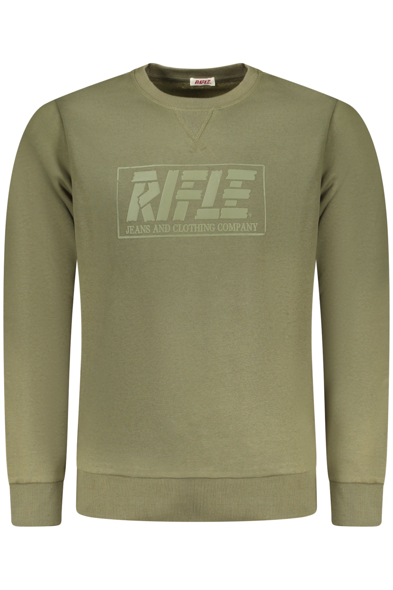 RIFLE HERREN-SWEATSHIRT MIT REISSVERSCHLUSS GRÜN Main image