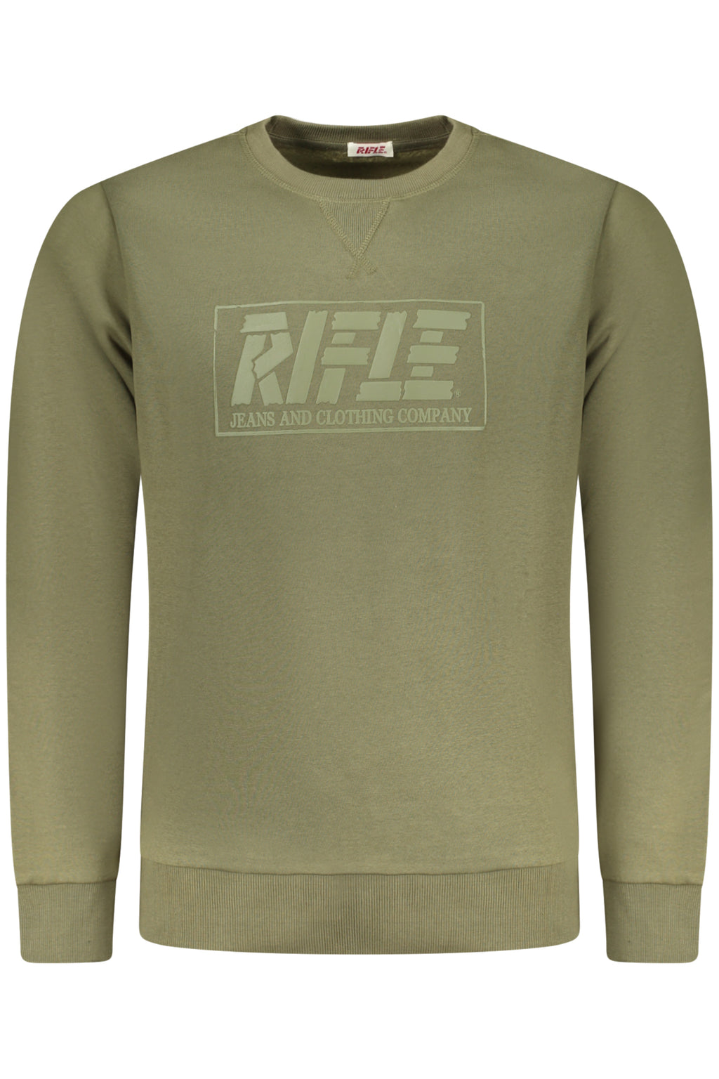 RIFLE HERREN-SWEATSHIRT MIT REISSVERSCHLUSS GRÜN