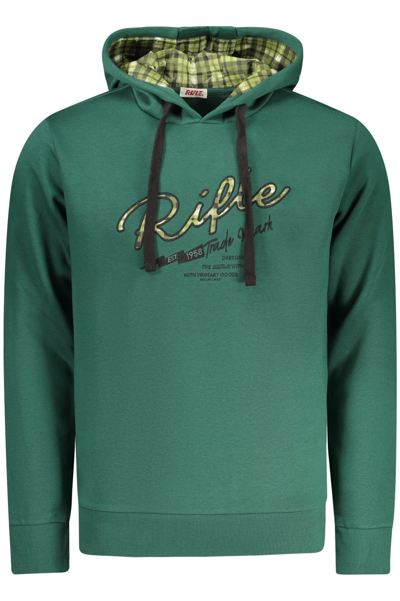 RIFLE Herren-Sweatshirt mit Reißverschluss, grün Hauptbild