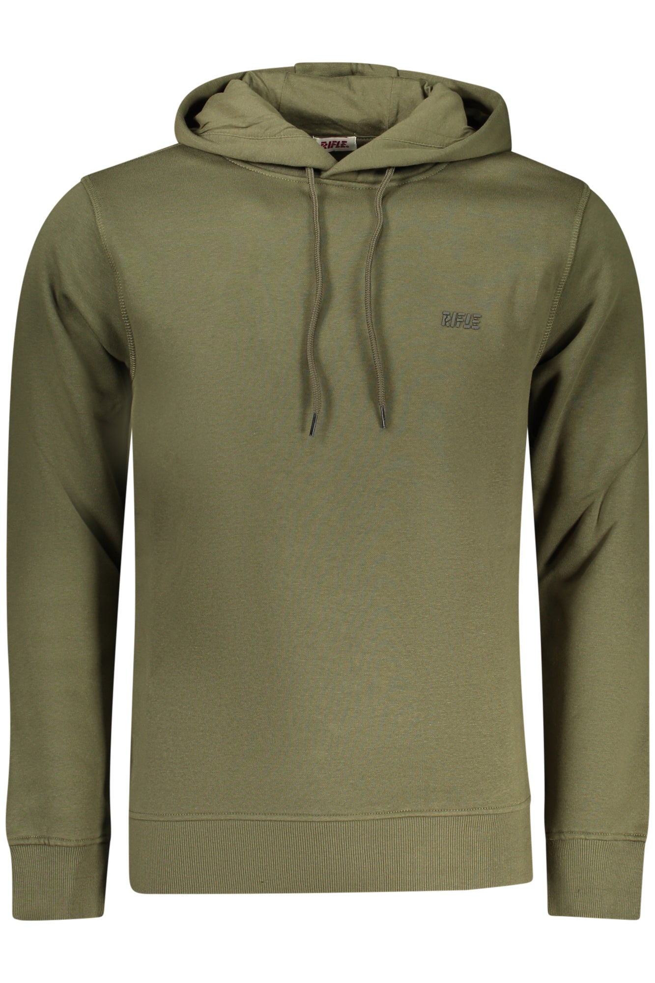 RIFLE Sweatshirt Herren mit Reißverschluss – Weißer Kapuzenpullover für Herbst/Winter Grün