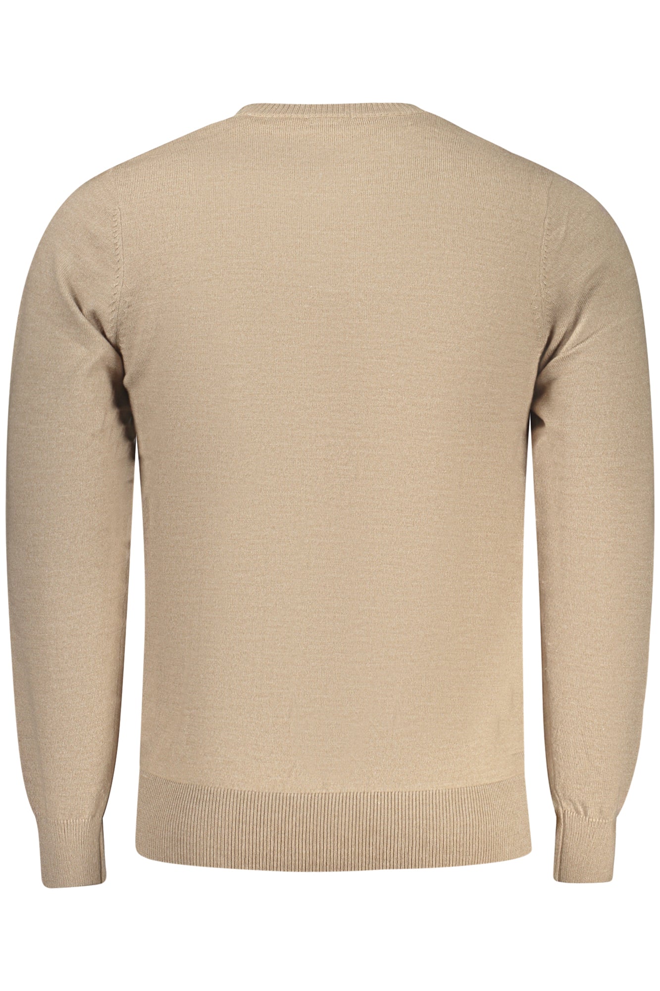 RIFLE Gewehr Herren Hemd – LANGÄRMLIGER PULLOVER mit Logo-Applikation für Herbst/Winter Beige