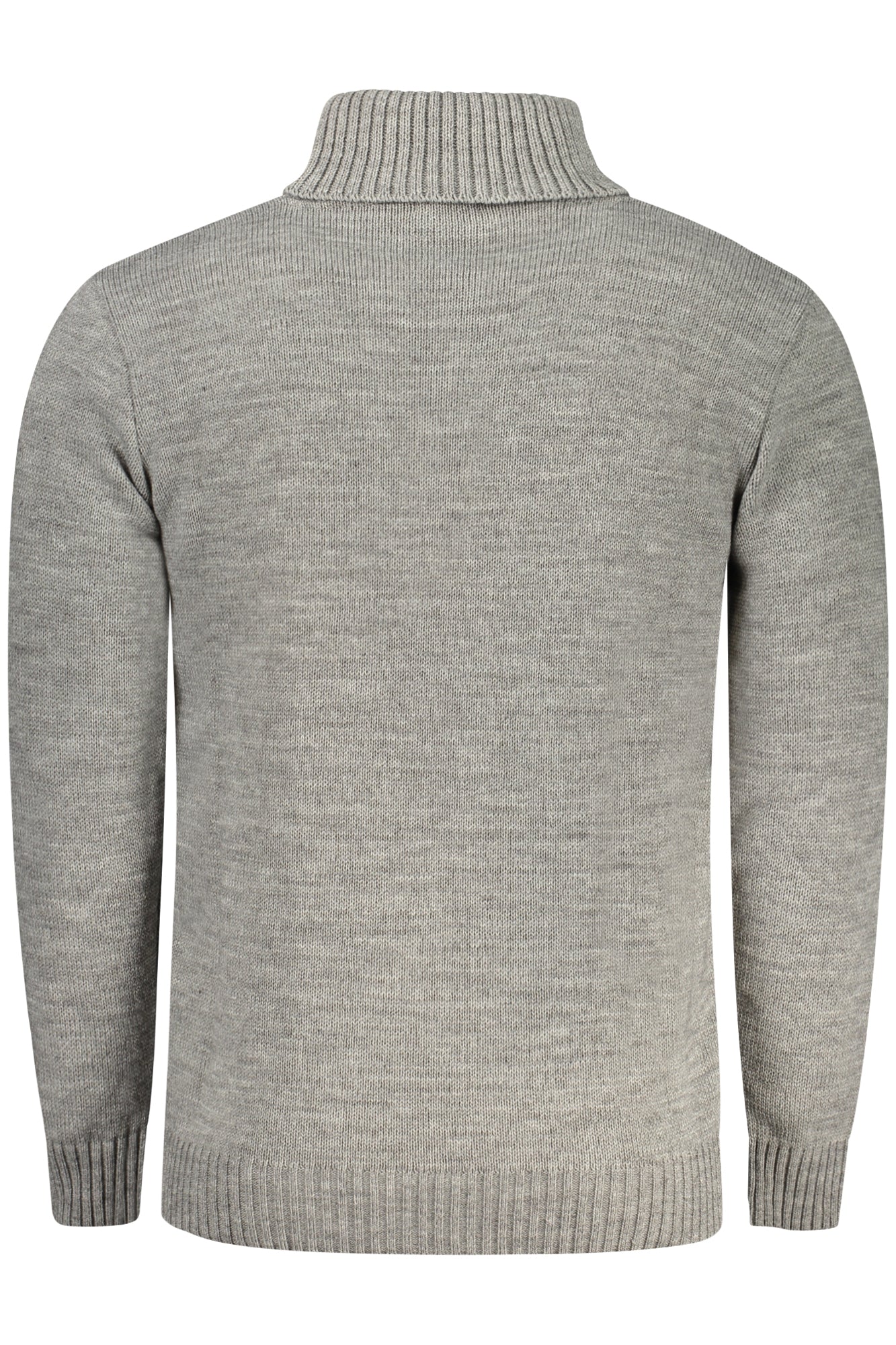 RIFLE Herrenpullover Grau – Italienische Wollmischung für Herbst/Winter | soulluna.de Grau