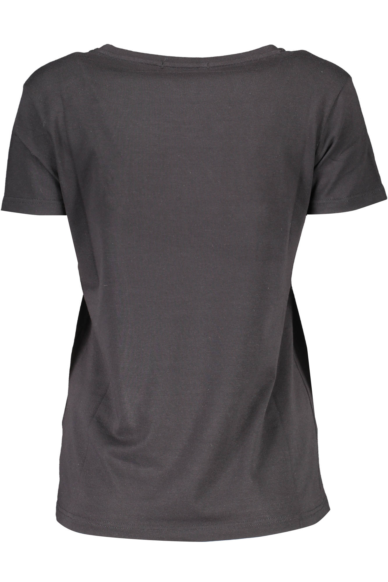 Scervino Street Damen T-Shirt Schwarz – Italienisches Kurzarm-Shirt mit Stickerei Schwarz