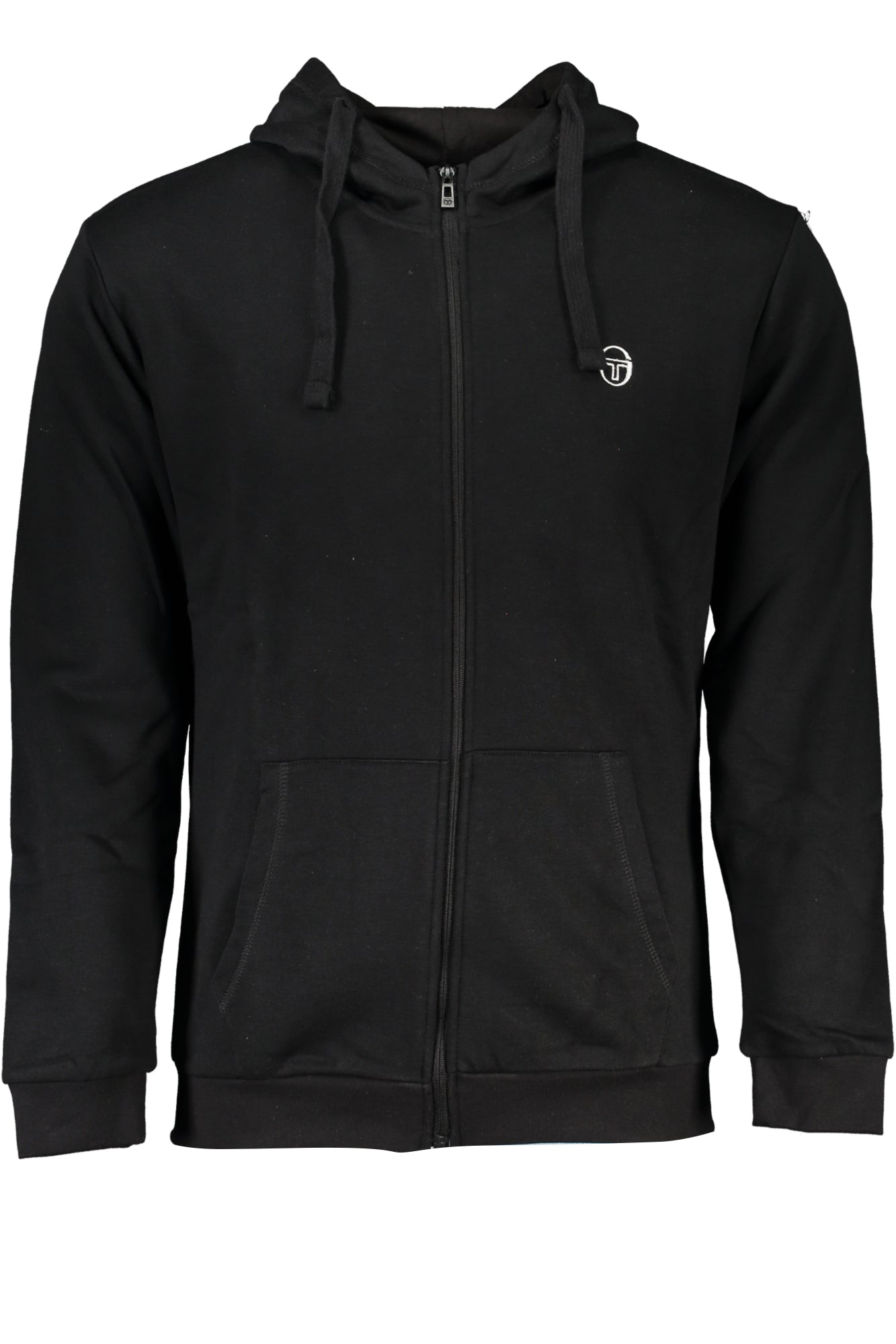 Sergio Tacchini Sweatshirt Herren mit Kapuze – Schwarzer Reißverschluss | soulluna.de Schwarz