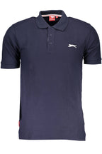 SLAZENGER KURZARM POLOSHIRT HERREN BLAU