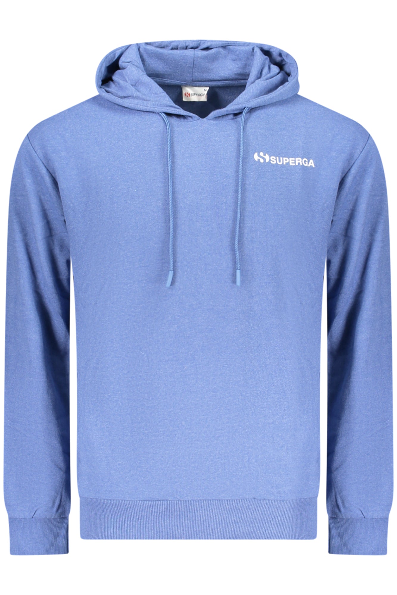 SUPERGA Herren-Sweatshirt mit Reißverschluss – Blauer Hoodie für Freizeit & Alltag Hellblau