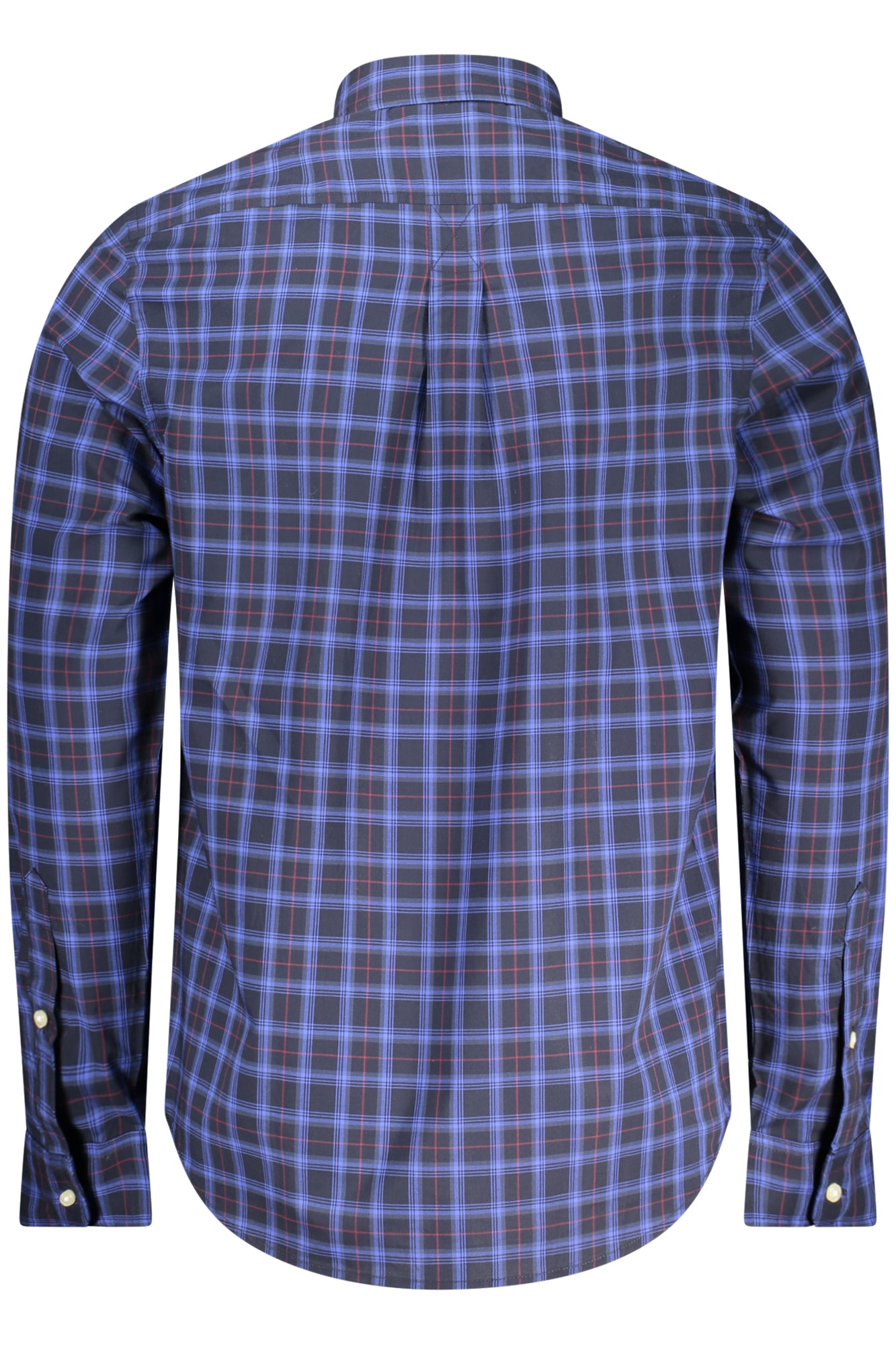 Timberland Langarmhemd Herren – Italienischer Kragen aus 100% Baumwolle | soulluna.de Blau