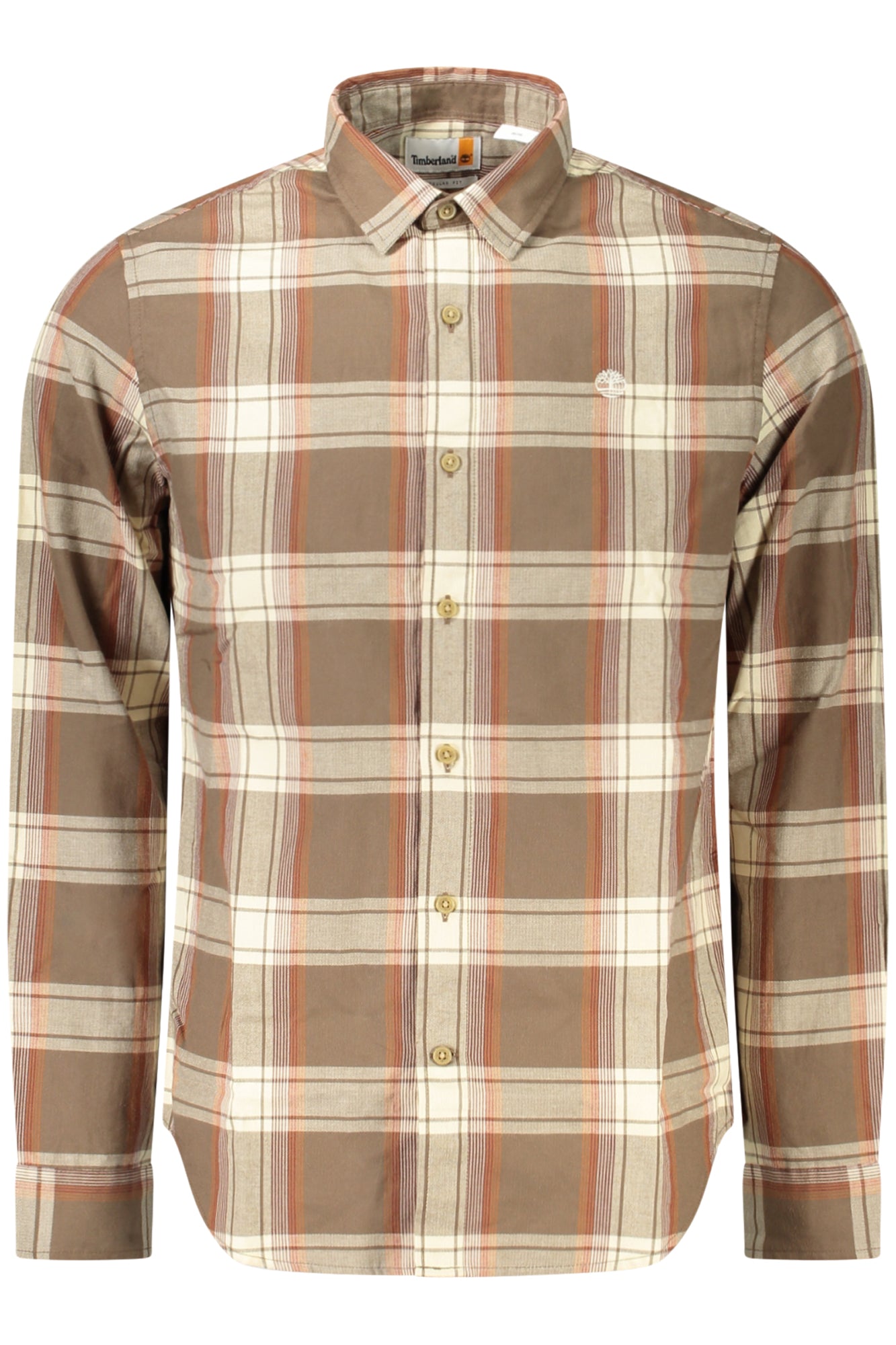 Timberland Herren Langarmhemd Braun – Tartanhemd für Herbst/Winter | soulluna.de Braun