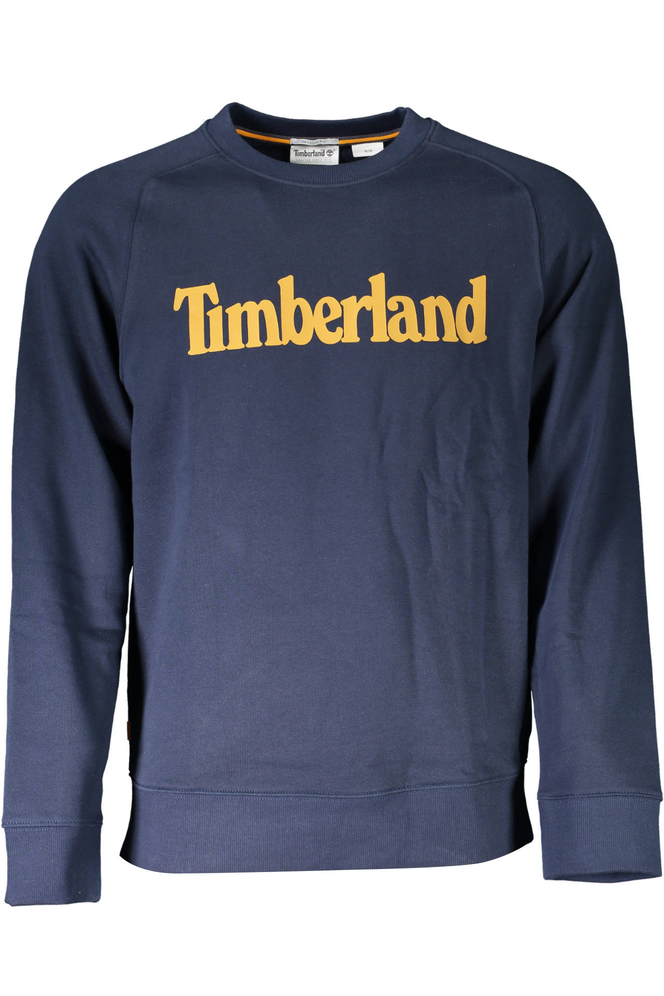 Timberland Sweatshirt Herren Blau – Rundhalsausschnitt mit Logo-Aufdruck für Herbst/Winter Blau