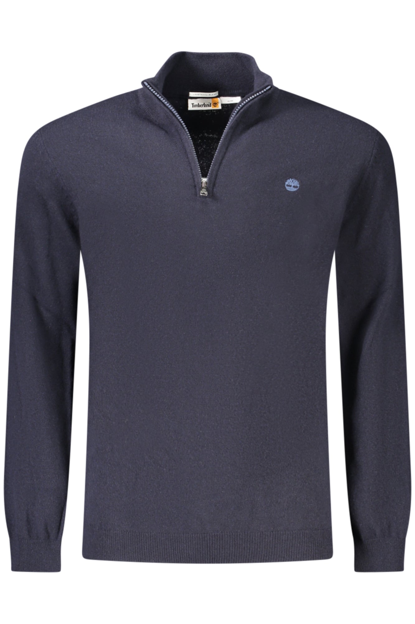 Timberland Pullover Herren – Blauer Langarmpullover mit Halb-Reißverschluss für Herbst/Winter Blau