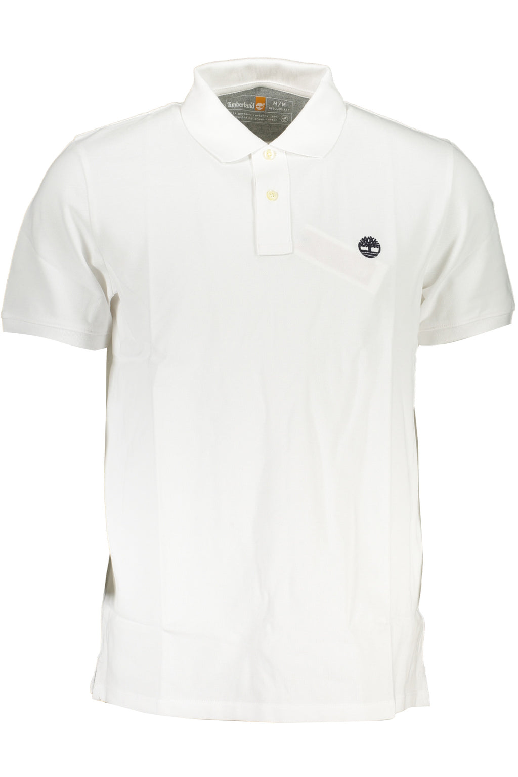 Weißes, kurzärmliges Herren-Poloshirt von TIMBERLAND