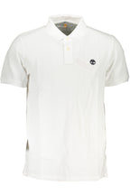 Weißes, kurzärmliges Herren-Poloshirt von TIMBERLAND