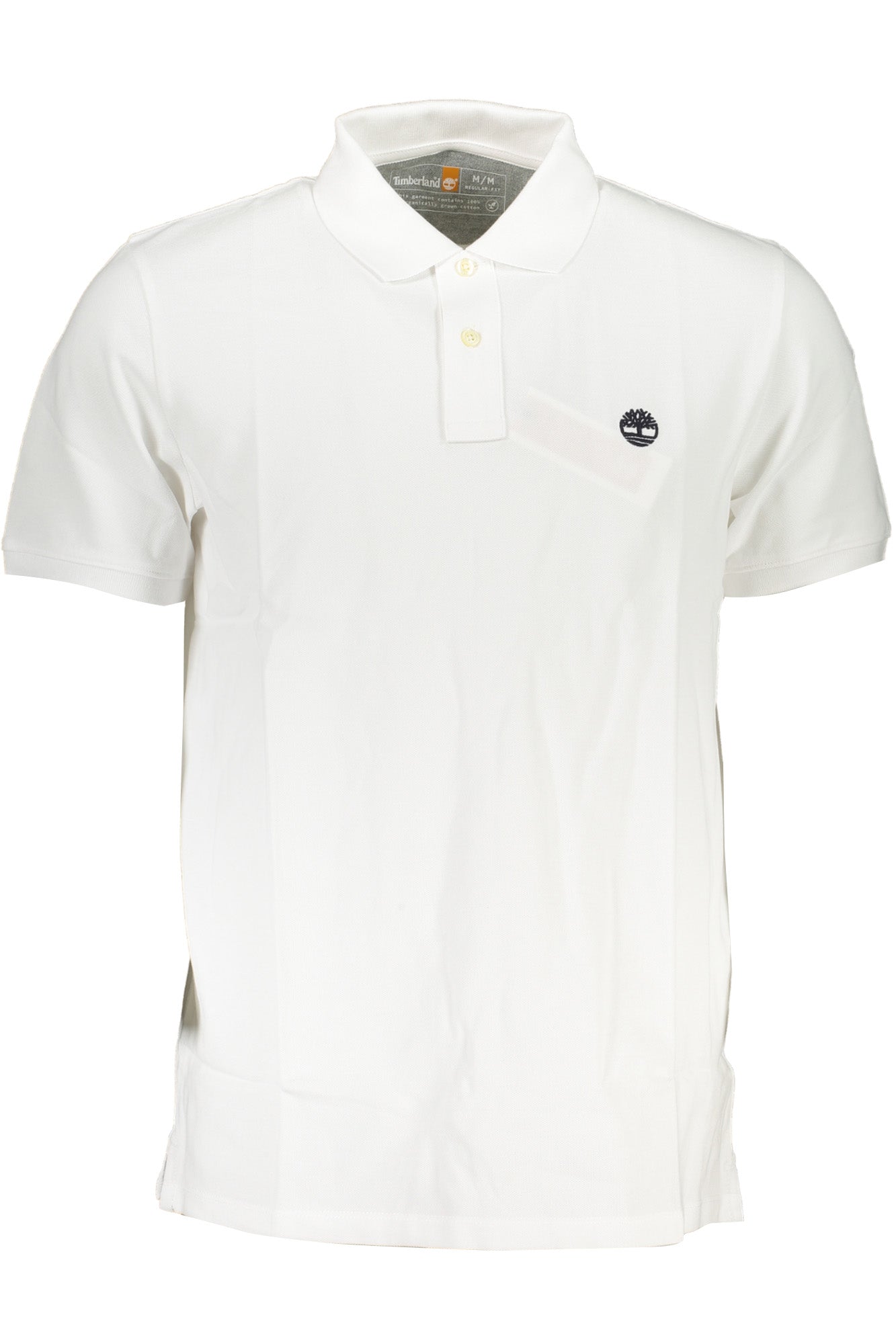 Weißes, kurzärmliges Herren-Poloshirt von TIMBERLAND