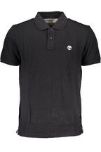 TIMBERLAND SCHWARZES KURZÄRMELIGES POLOSHIRT FÜR HERREN