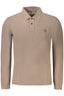 TIMBERLAND HERREN LANGARM-POLOSHIRT, BRAUN