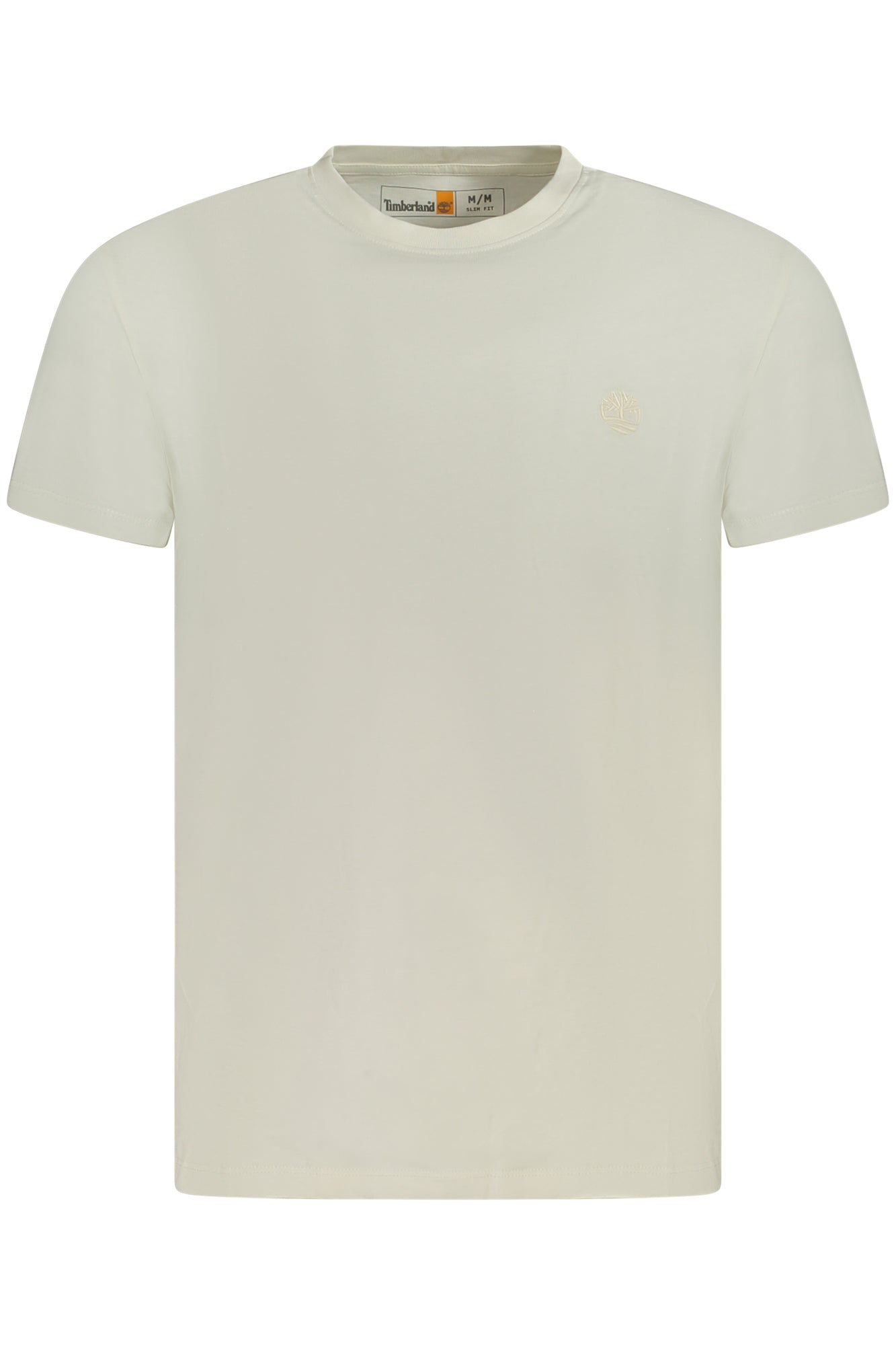 Timberland T-Shirt Herren Beige – Slim Fit aus Bio-Baumwolle mit Logo-Stickerei Beige