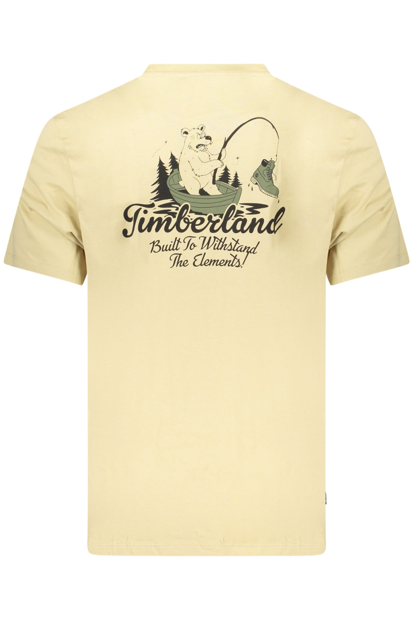 TIMBERLAND Herren T-Shirt – Kurzarm, aus Baumwolle Beige