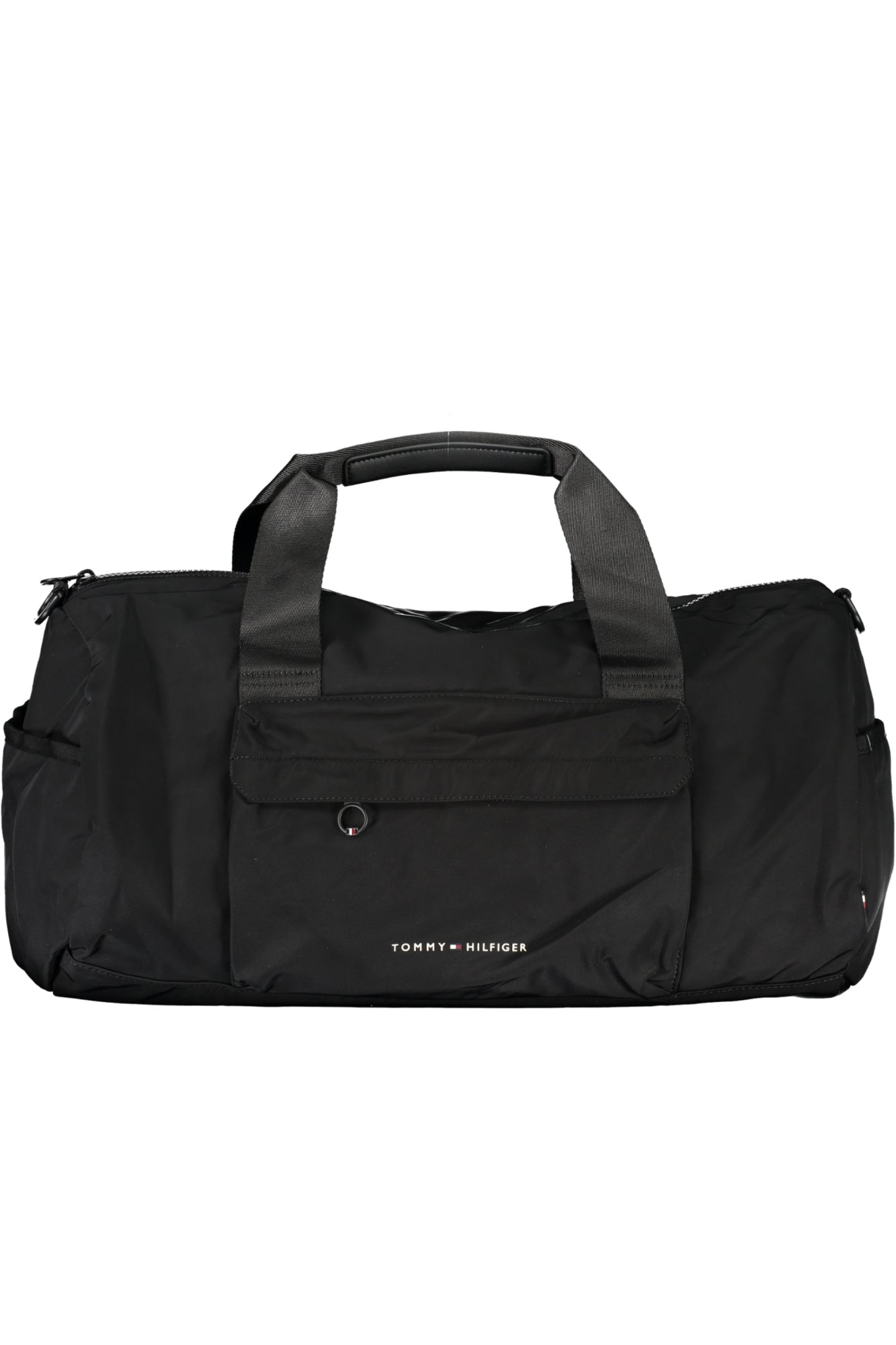 Tommy Hilfiger Herrentasche schwarz – Recycelter Polyester, verstellbarer Gurt Schwarz