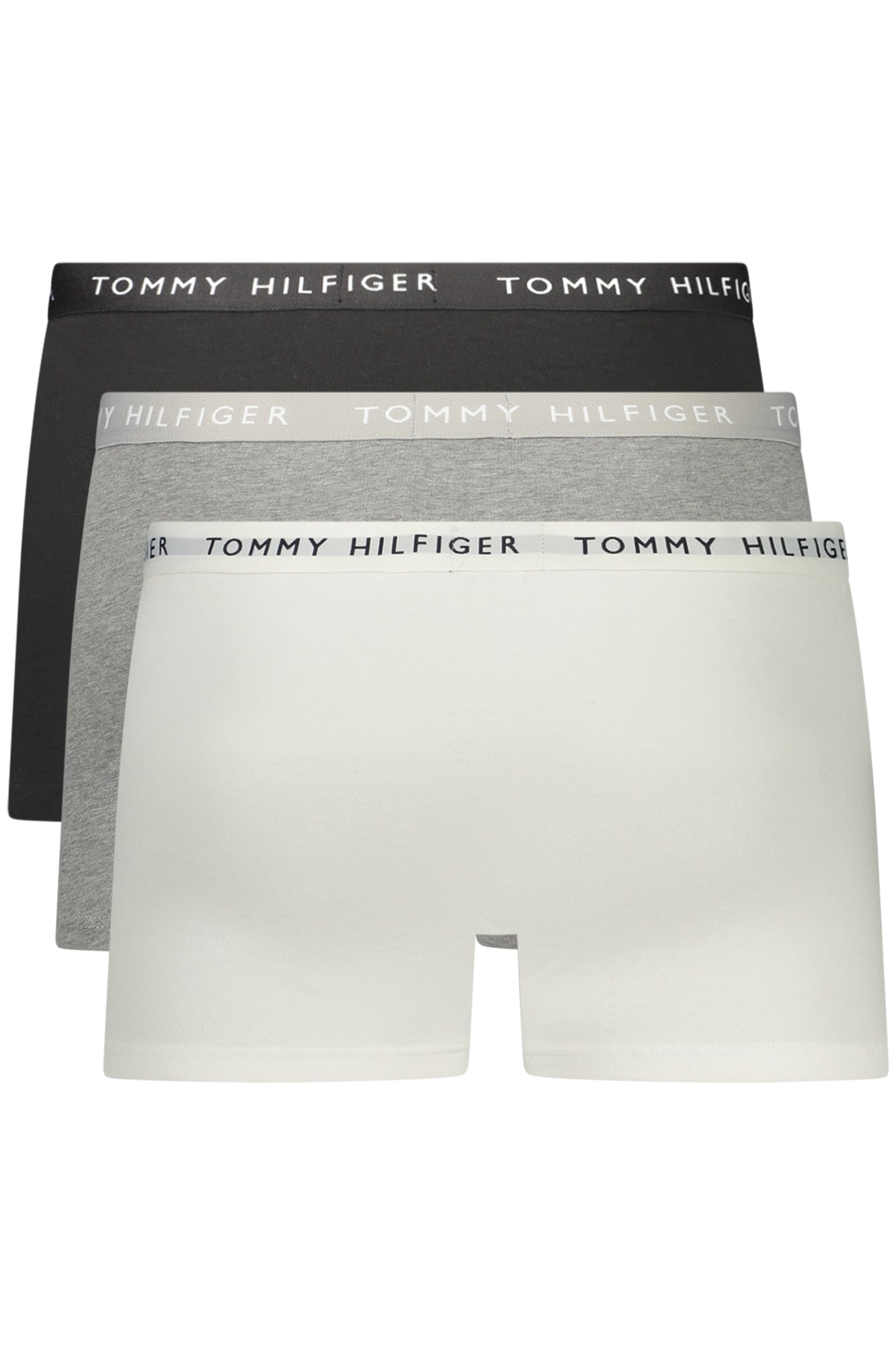 TOMMY HILFIGER Herren-Boxershorts 3er-Pack – Elastischer Bund mit Logo Grau