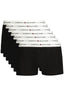 TOMMY HILFIGER Herren Unterwäsche – Shorts, elastischer Bund Schwarz