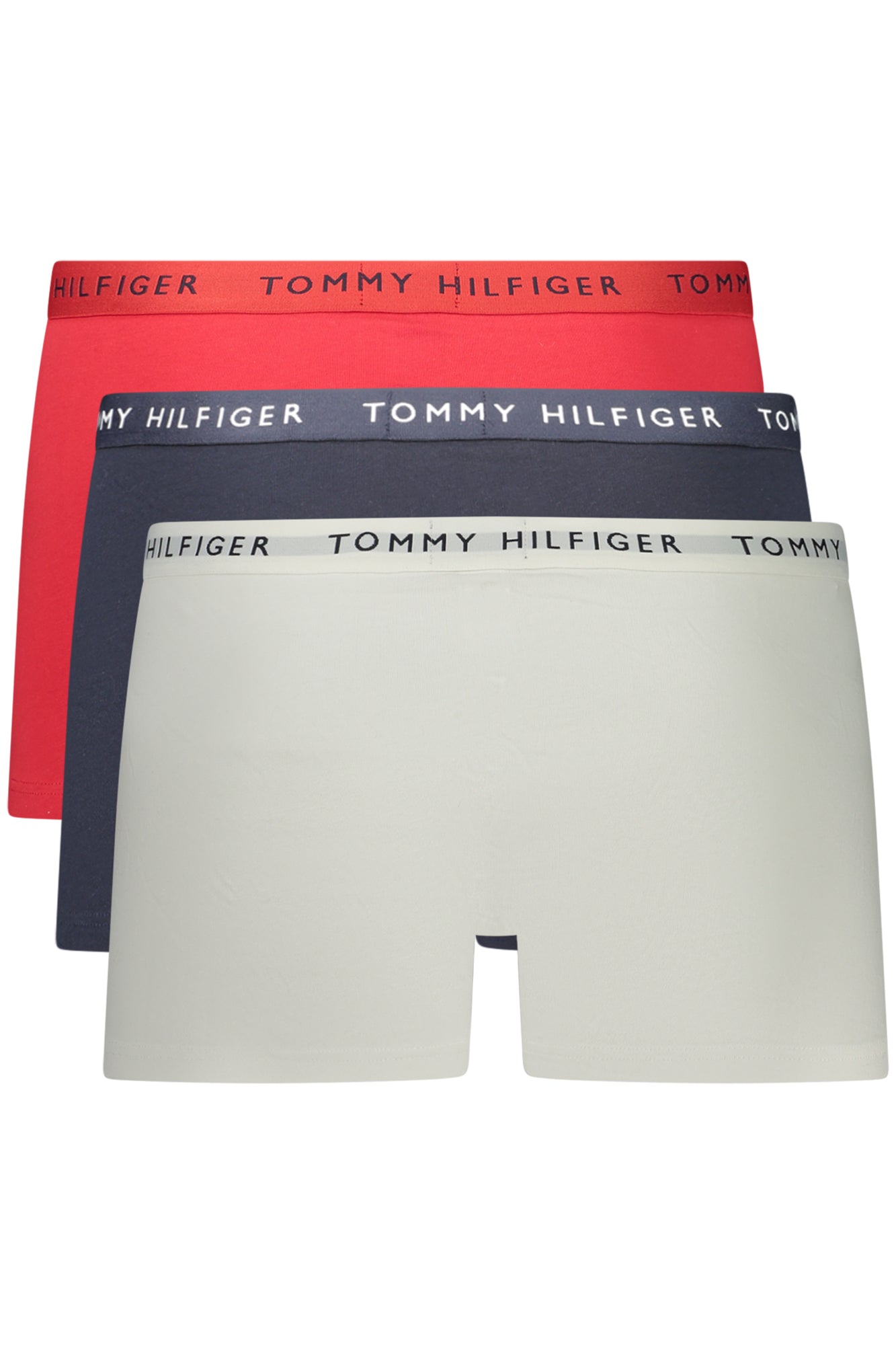 TOMMY HILFIGER Herren-Boxershorts 3er-Pack – Elastischer Bund mit Logo Rot
