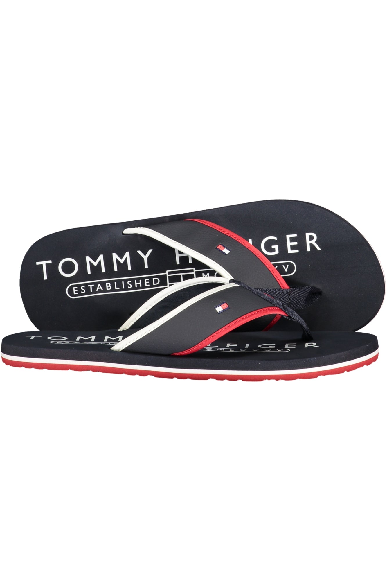 TOMMY HILFIGER HERREN-HAUSSCHUHE, BLAU