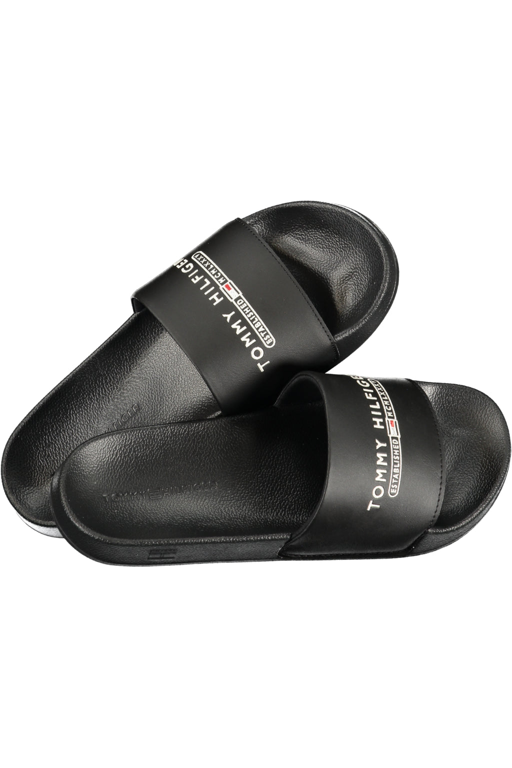BLACK MEN'S SLIPPERS BY TOMMY HILFIGER