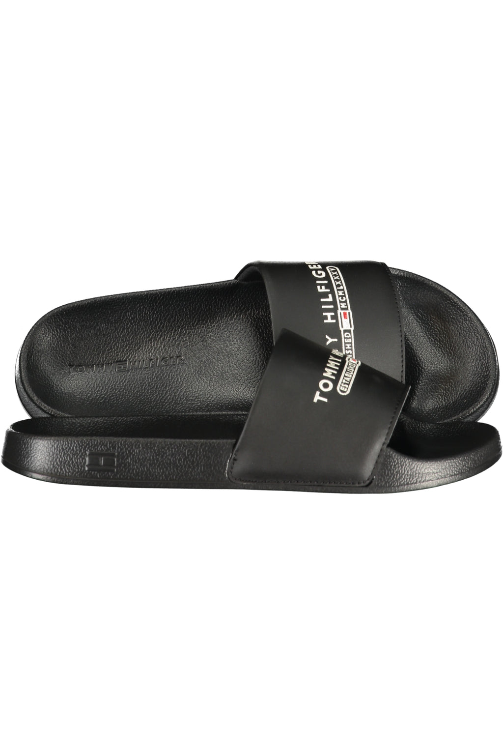 BLACK MEN'S SLIPPERS BY TOMMY HILFIGER