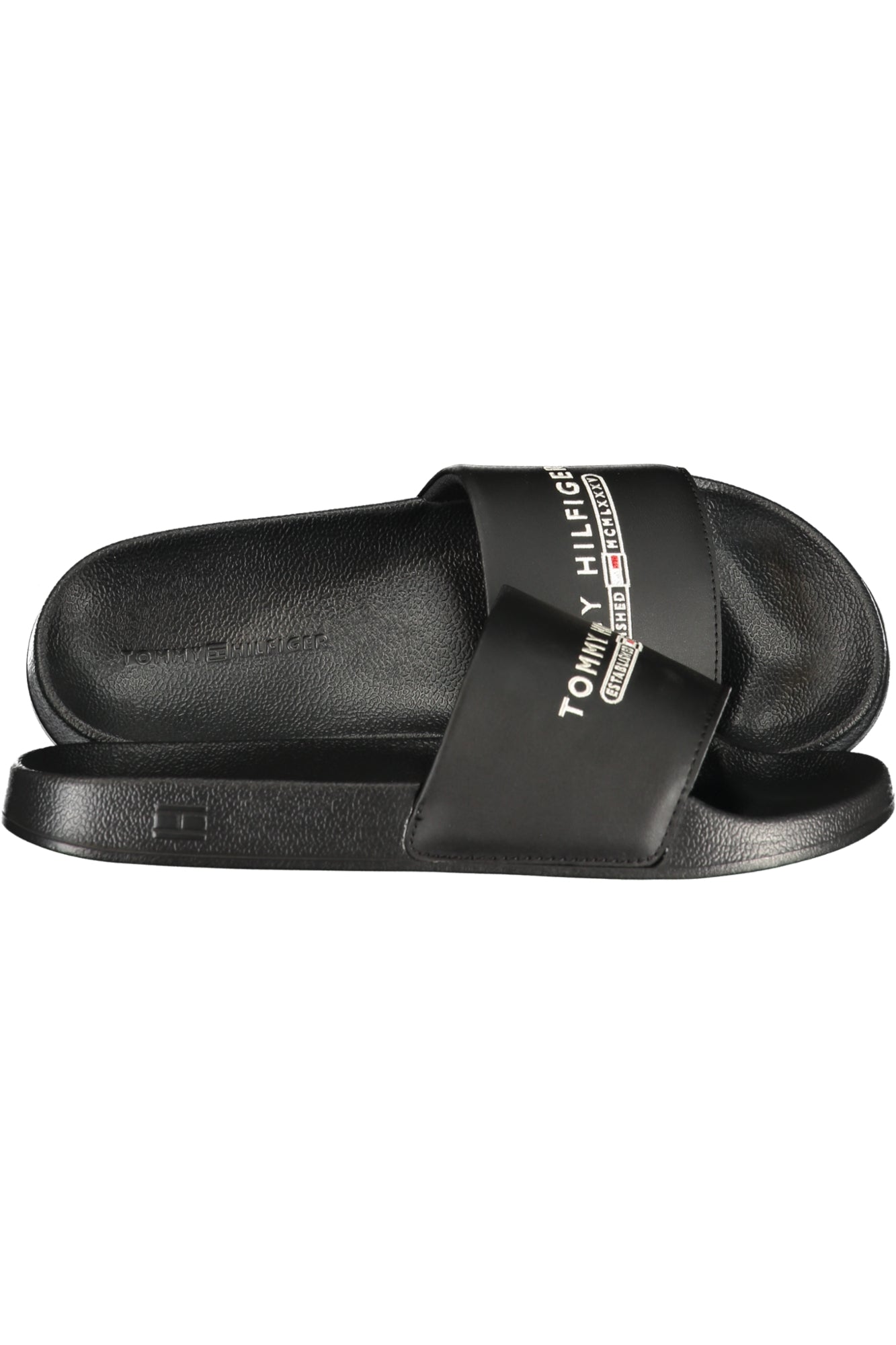 BLACK MEN'S SLIPPERS BY TOMMY HILFIGER