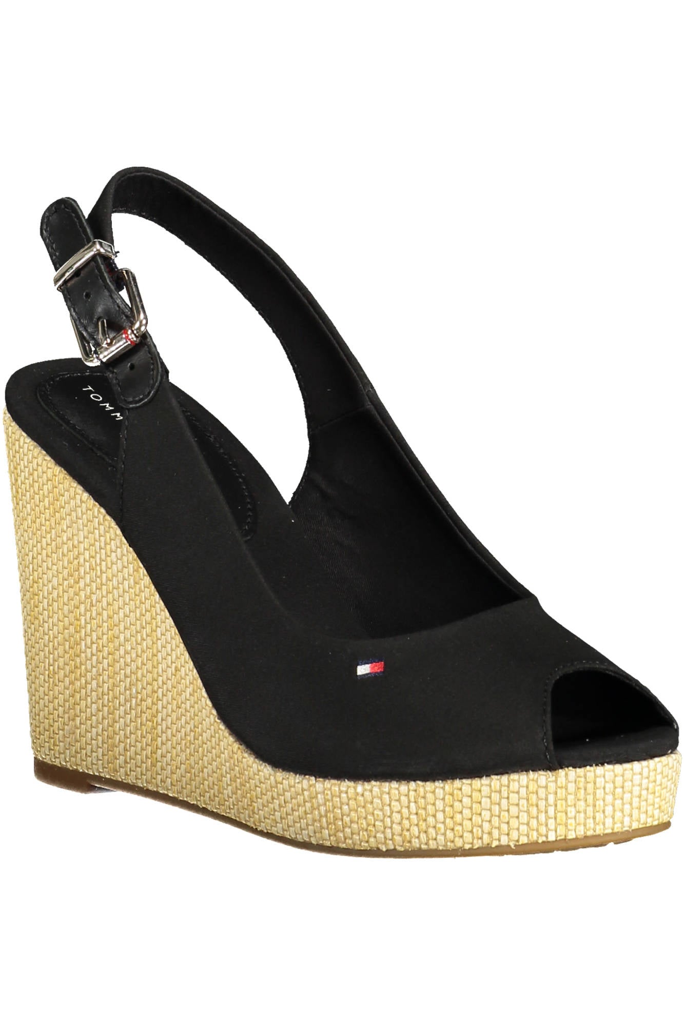 Tommy Hilfiger Damen Sandalen Schuhe Schwarz Schwarz