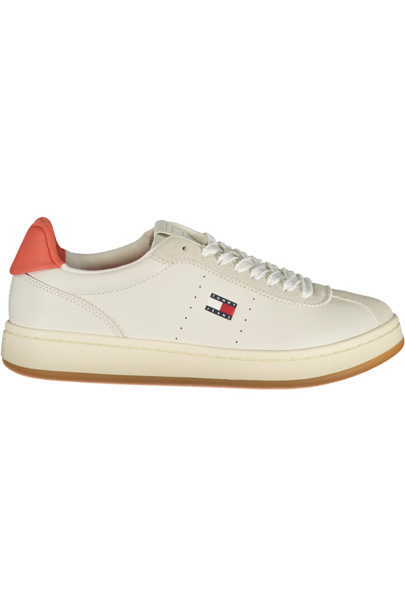 TOMMY HILFIGER Damen Sneaker – Sportschuh mit Schnürsenkeln Beige