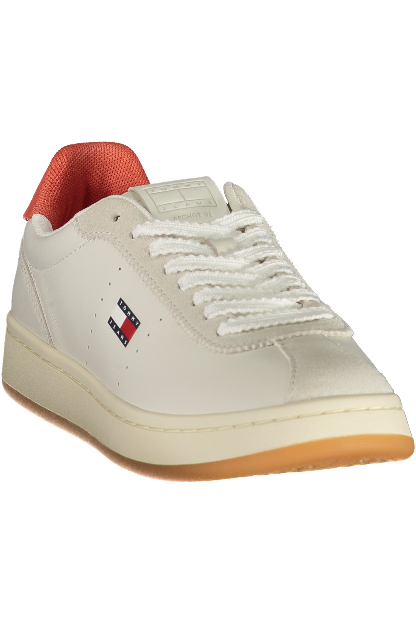 TOMMY HILFIGER Damen Sneaker – Sportschuh mit Schnürsenkeln Beige
