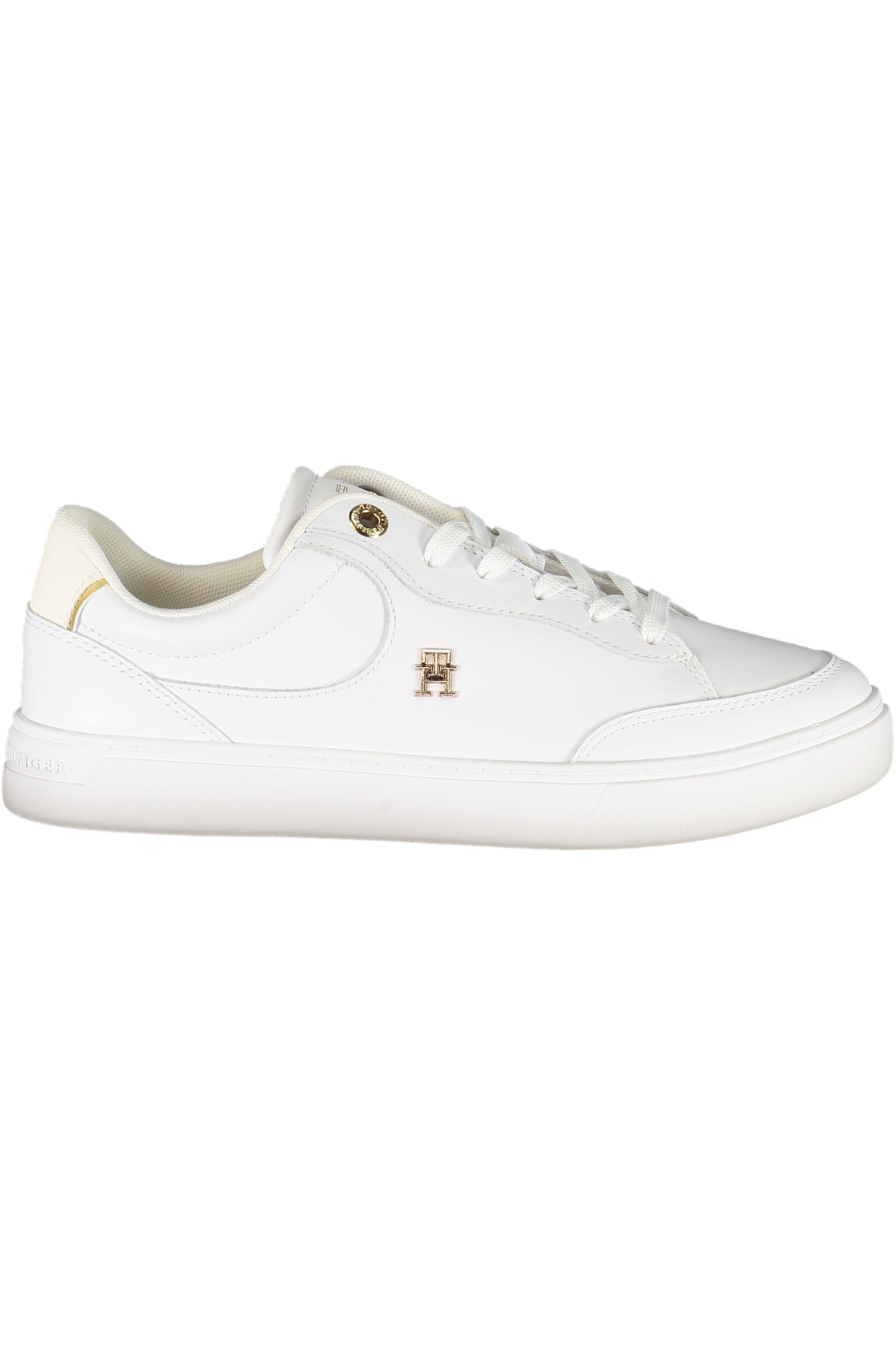 TOMMY HILFIGER Damen Sneaker – Sportschuh mit Schnürsenkel Weiß