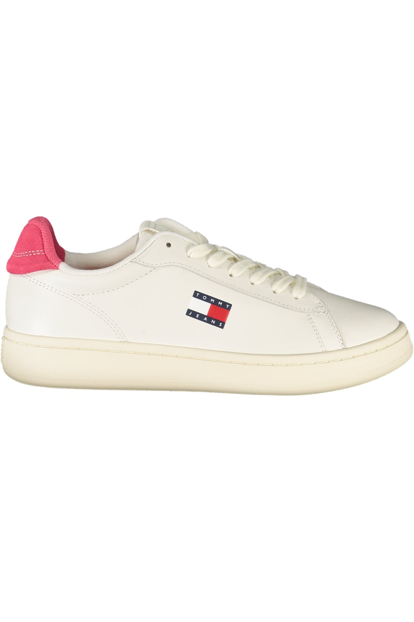 TOMMY HILFIGER Damen Sneaker – Sportschuh mit Schnürsenkel Weiß