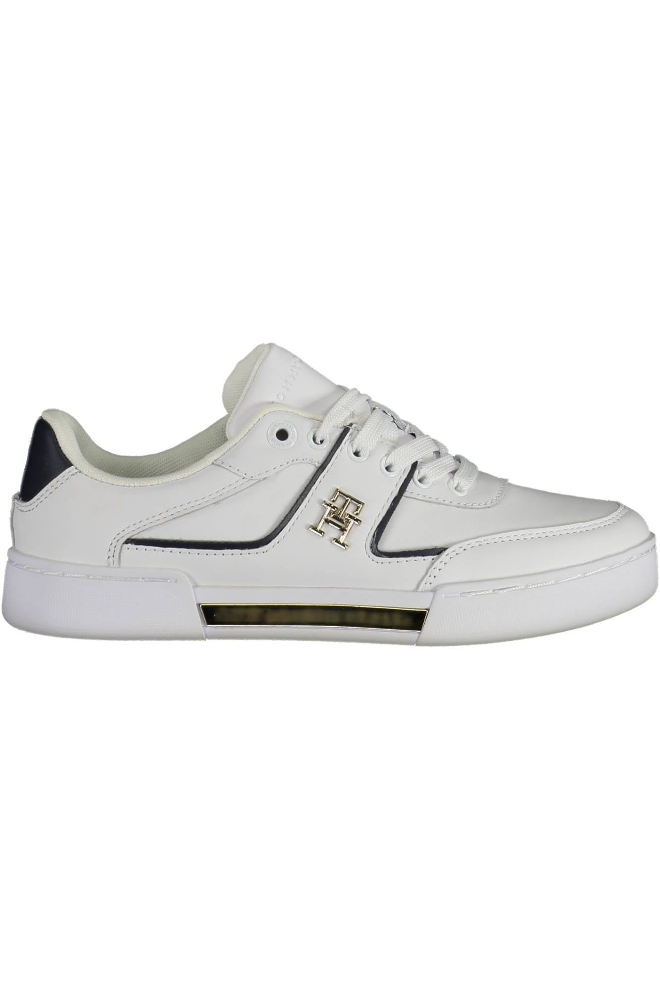 Tommy Hilfiger Sneaker Damen – Schwarze Sportschuhe für Herbst/Winter Weiß