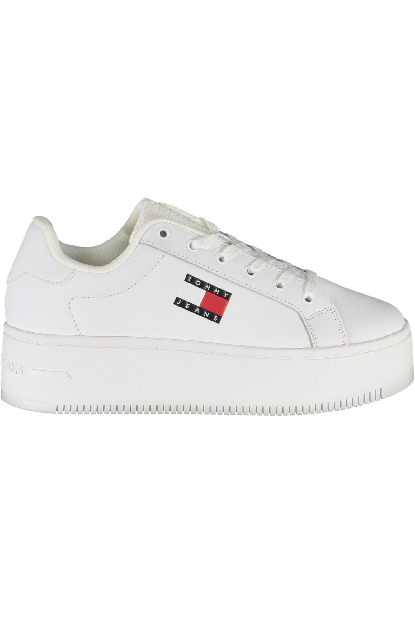 Tommy Hilfiger Damen-Sneaker weiß – Sportschuhe mit Keilabsatz für Frühjahr/Sommer Weiß