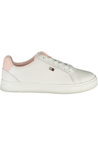 TOMMY HILFIGER WHITE WOMEN'S SPORTS SHOES
